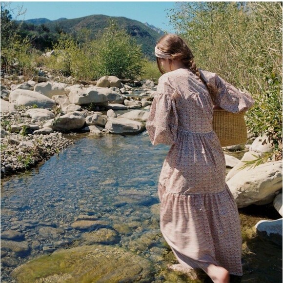 Christy Dawn The Allie Dress Cherry Blooming Meadow Size XL - Picture 3 of 12